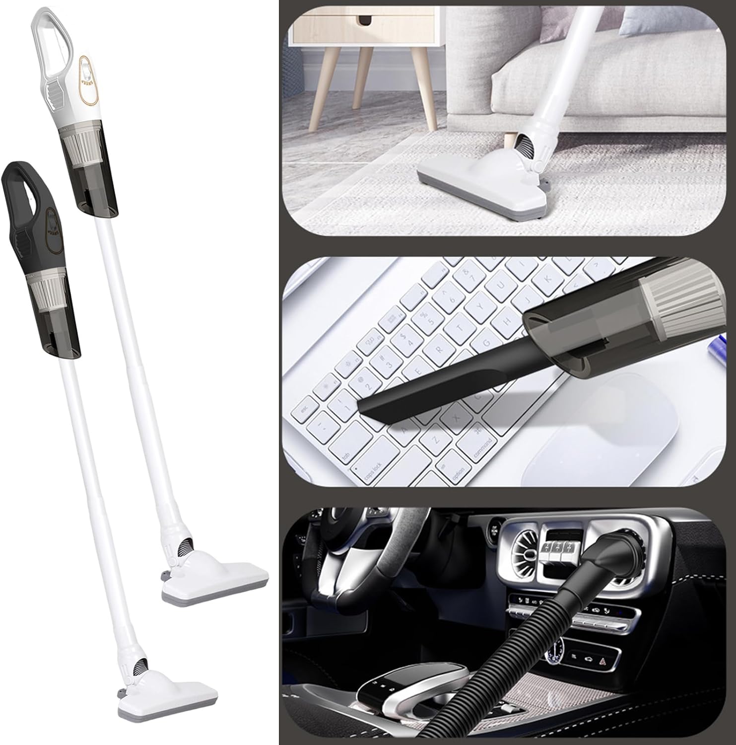 USB Rechargeable Handheld Vacuum Portable Remover ABS Texture for Home Car Pet Hair Pet Hair Handheld