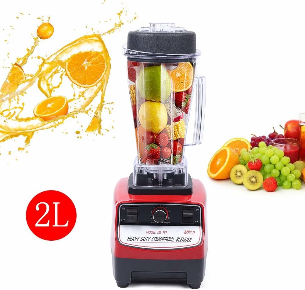 Countertop Blender Commercial Juicer Blender Mixer 1500W Power Food Processor Smoothie Maker 68 oz