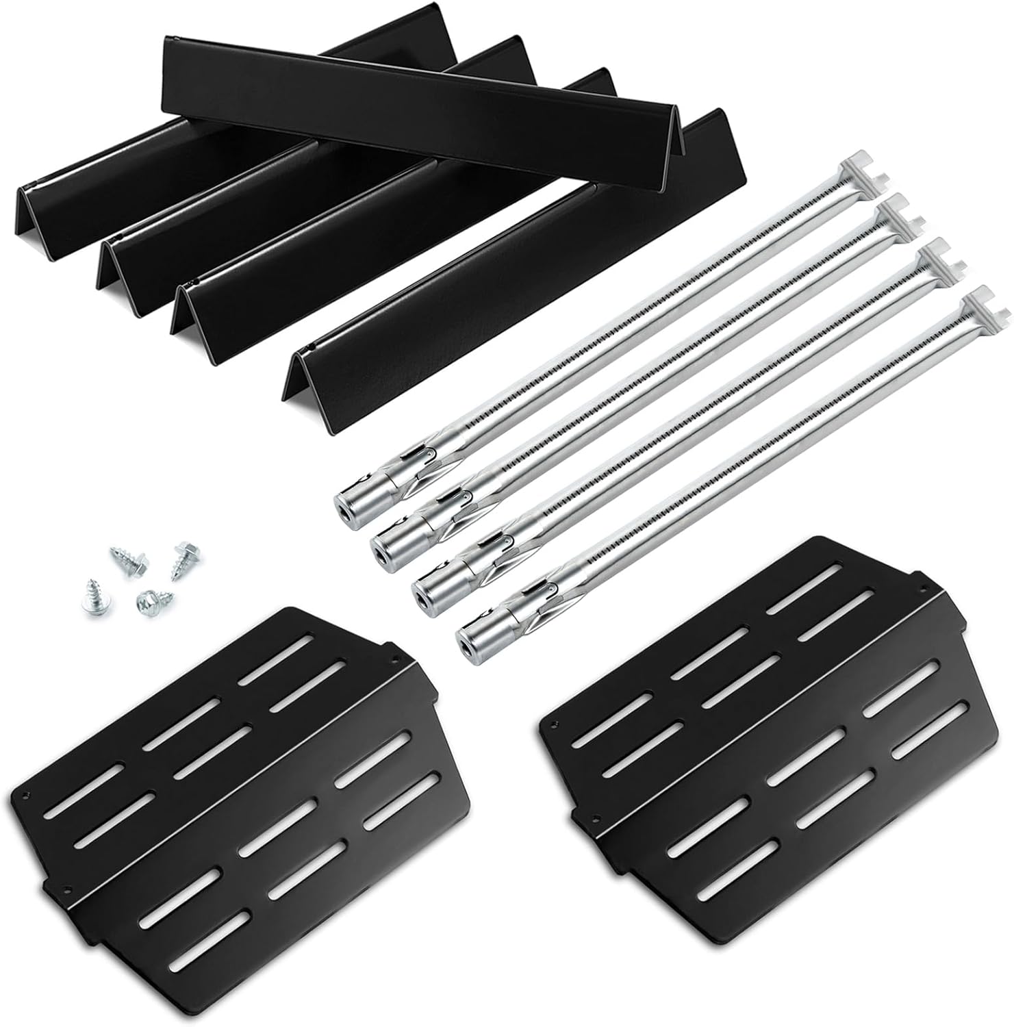 Genesis E-330 Replacement Parts 4 Burners 7621 Flavorizer Bars 65505 Heat Deflector 62752 7620 Parts for Weber Genesis E-310 S-330 EP-330 Grill Part Weber Genesis 300 Sear Burner Tube Front Control