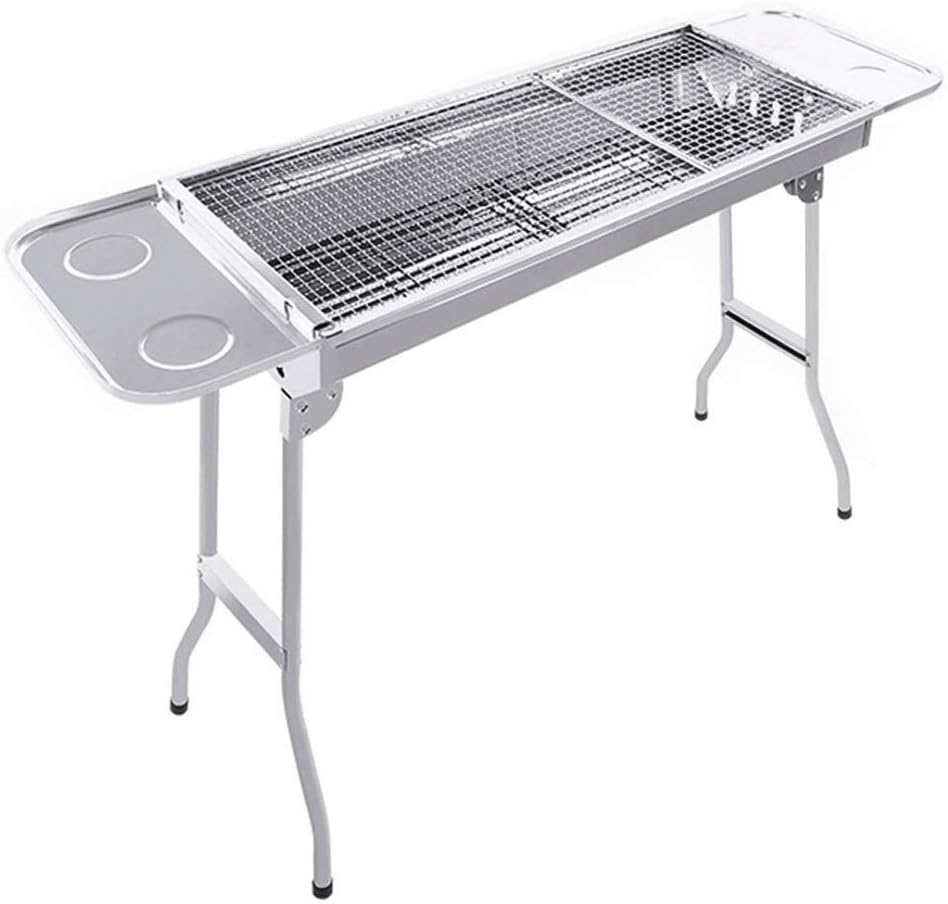 Barbecue Grill Portable Barbecue Charcoal Grill, Suitable for Garden Barbecue, Camping, Beach, Party 73 33 70cm