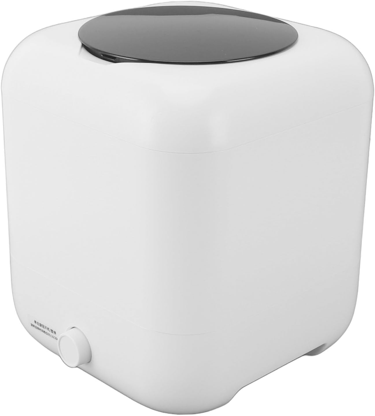 ANGGREK Mini Compact Washer, 10W 2000mAh Mini Washing Machine for Home (White)