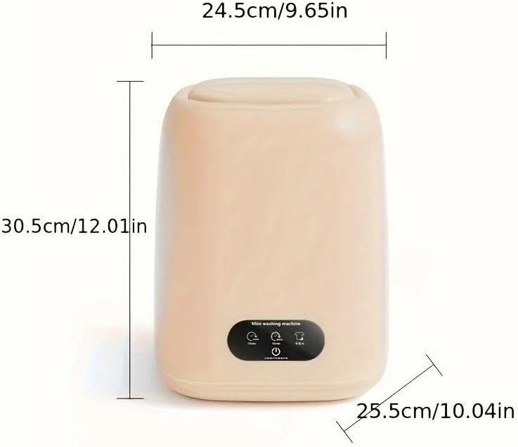 Small Washing Machine For Underwear Children's Clothes Mini Washer Fully Automatic Portable Washing Machine With Spin Dryer,for Travel,Camping, RV & Dorms