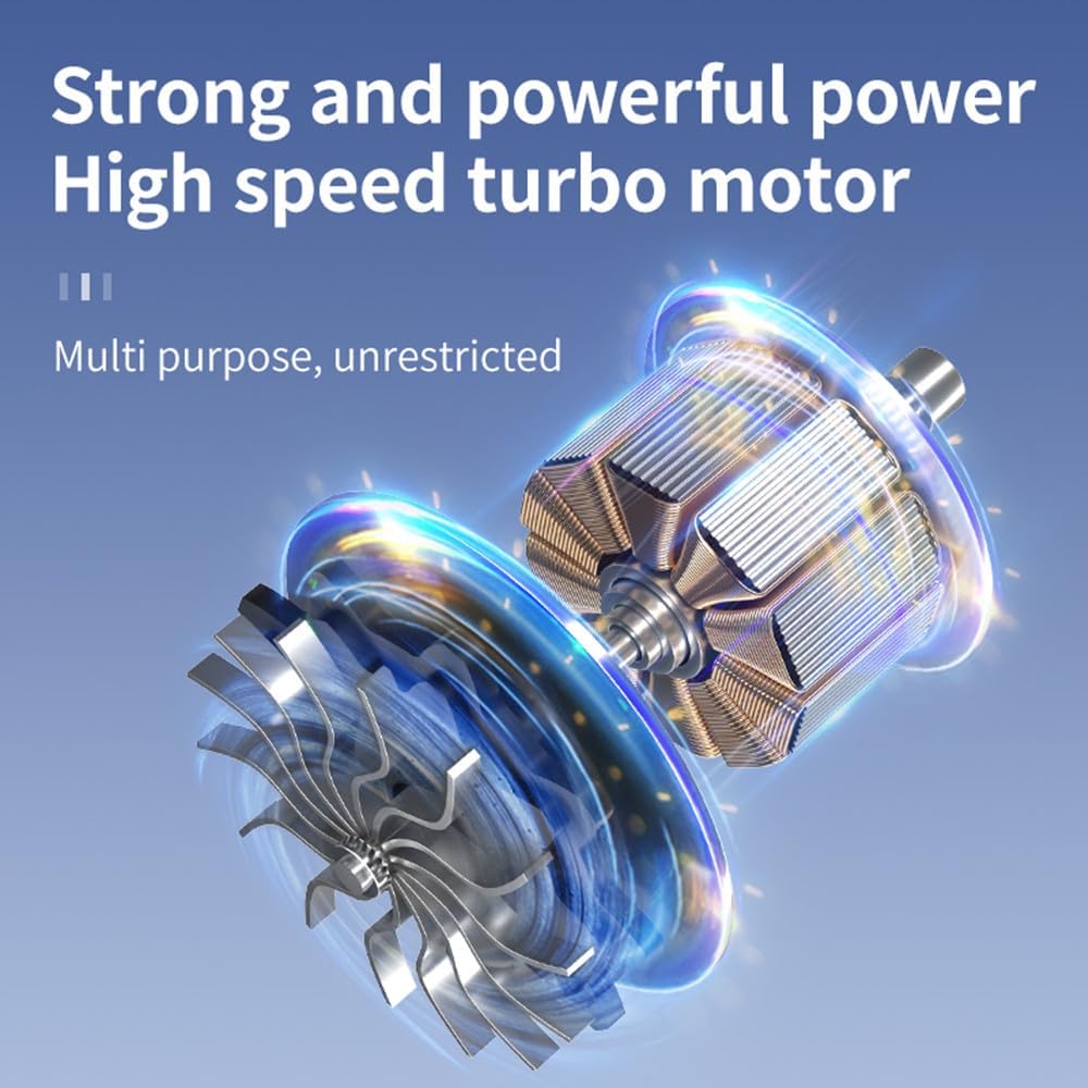 Handheld Car Vacuum Cleaner, 12000Pa Vacuum Cleaner and Air Duster,car vacuums with Best Suction Cordless for Car, Home, Office, Pet,Portable Vacuum Cordless for car