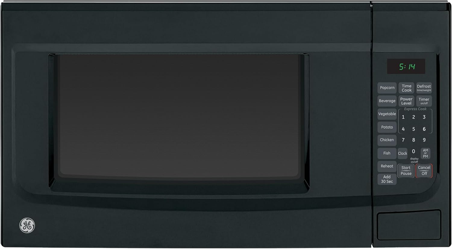 GE GCST14S1WBB 1.4 Cu. Ft. Black Countertop Microwave