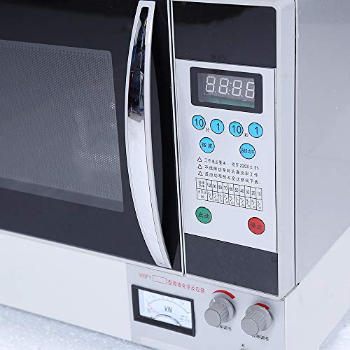HNZXIB Lab Microwave Reactor WBFY205,Stainless Steel Chemical Continuous Microwave Radiation Oven 220V