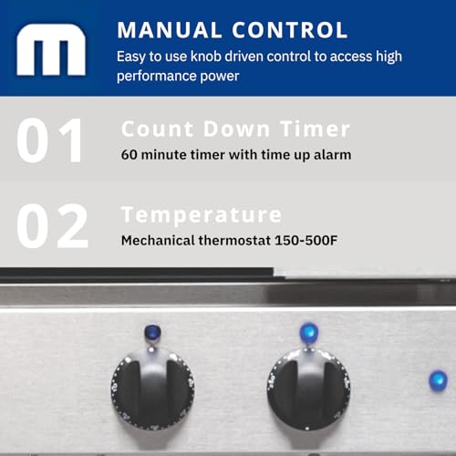 Moffat Turbofan Half Size Countertop Electric Convection Oven, Single Deck, Manual Control, 208v/50/60/1ph