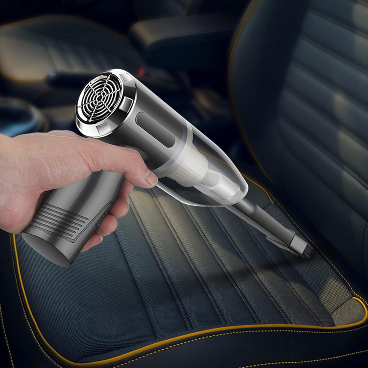 10000PA Car Vacuum Cleaner Portable High Power Mini Handheld Vacuum Cleaner for Wet and Dry Cleaning for Home, Pet Hair, Car Cleaning,Wireless