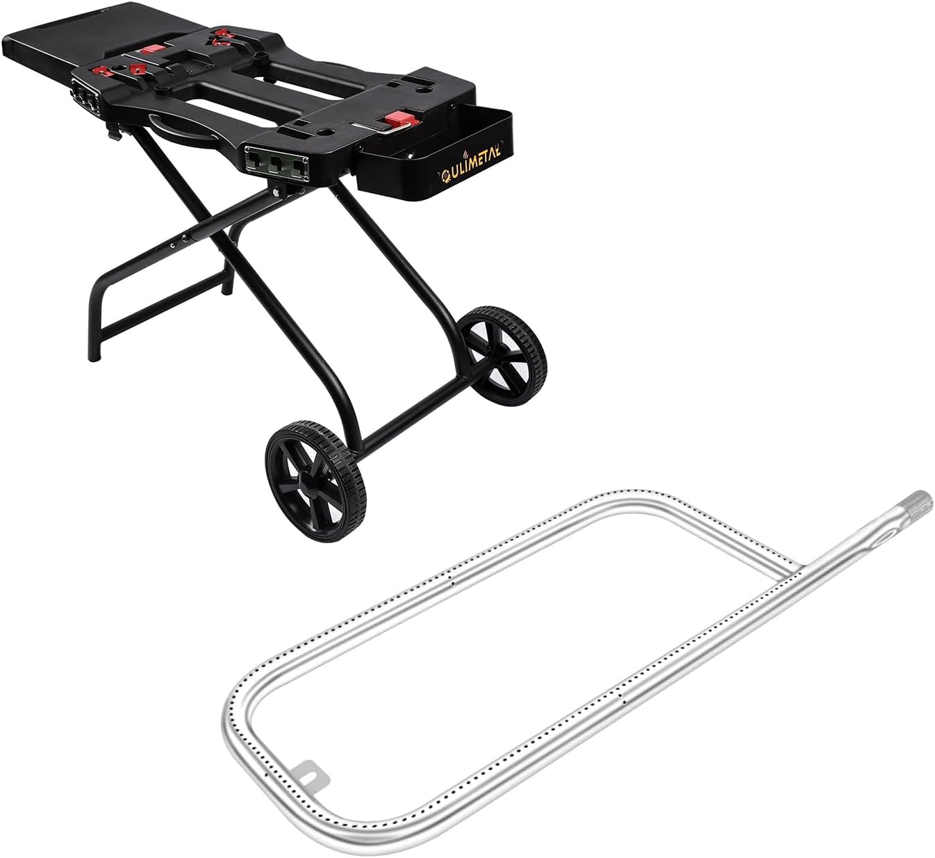 QuliMetal 41862 Grill Burner for Weber Q2200, Q220, Q2000 Q200 Gas Grills