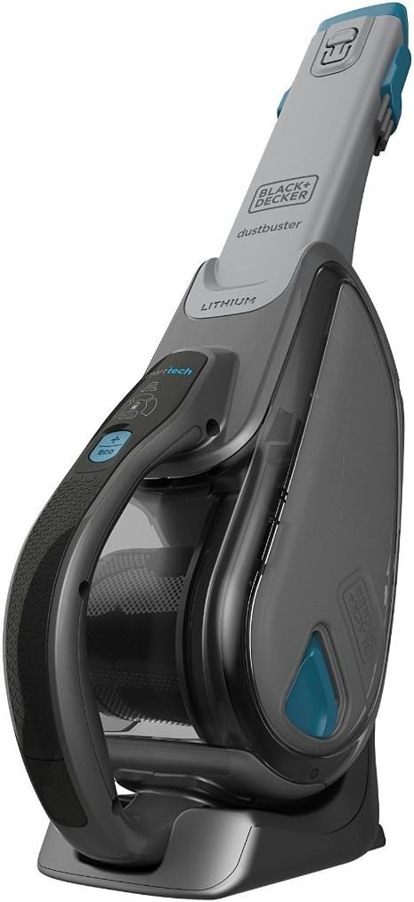 BLACK + DECKER DVJ325BF Portable Vacuum Cleaner - Portable Vacuum Cleaners (Dry, Bagless, Lithium-Ion (Li-Ion), Cyclonic, Blue, Grey, Plastic)