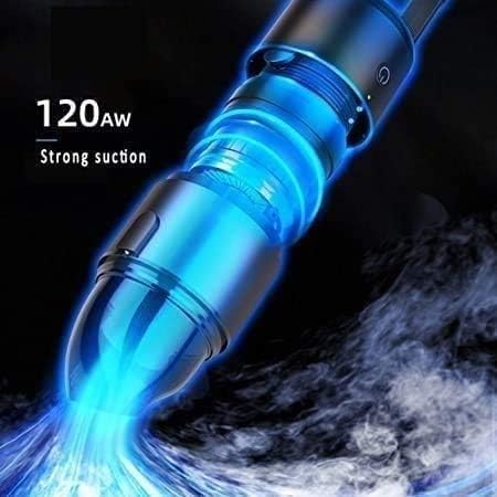 Portable Cordless Handheld Vacuum Cleaner, 120W High Power, 5000PA Strong Suction, Wet & Dry Use, for House, Car, Office