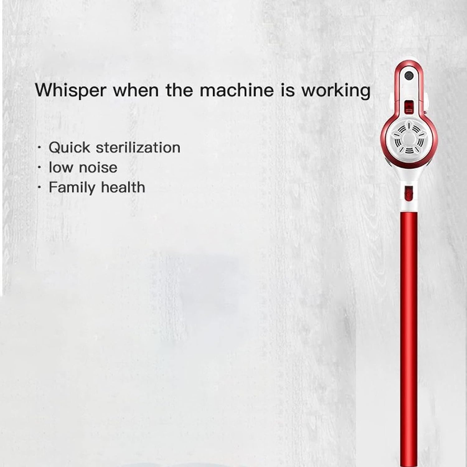 Hand Held Vacuum, Wireless Vacuum Cleaner Household Handheld Rechargeable Vacuum Cleaner The Most Popular Handheld Upright Vacuum Cleaner (Size : EU)