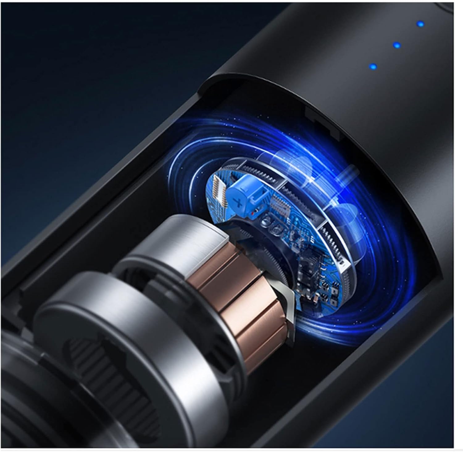 Hand Held Vacuum, Mini Vacuum Cleaner Small Handheld Vacuum Cordless USB Rechargeable 3 Rotating Easy to Clean Desktop Keyboard