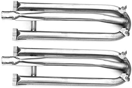 Grill Parts Zone (2-PK) Stainless Burner for Barbeques Galore EDV27-BQL, Frontgate FG48D-BQARL & DCS BGB48-BQRN, DCS27D-BQN Gas Models