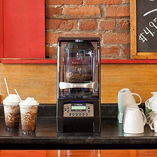 Vitamix 36019 The Quiet One On-Counter Bar Type 48 Oz Blender, black/clear