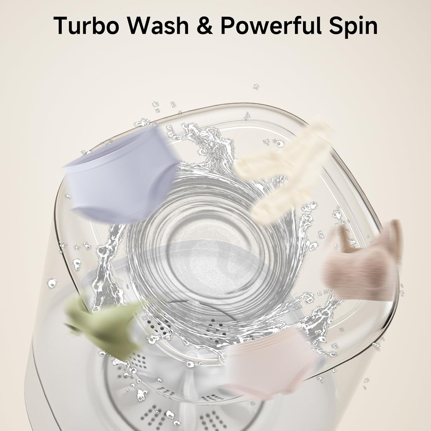 Underwear Washing Machine, 4L Mini portable washing machine, Socks, Baby Clothes, Upgraded Deep Cleaning in Apartments, Dorms, Travel, Quiet USB-Powered Operation