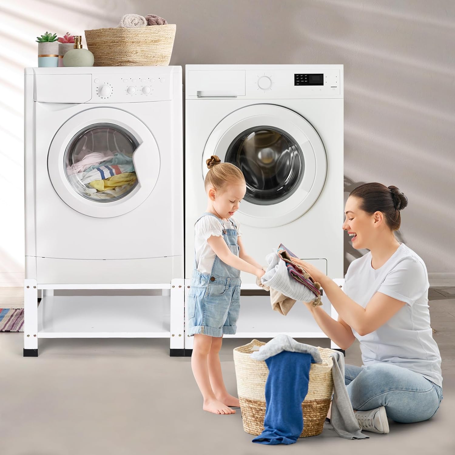 2 Pack Laundry Pedestal 28