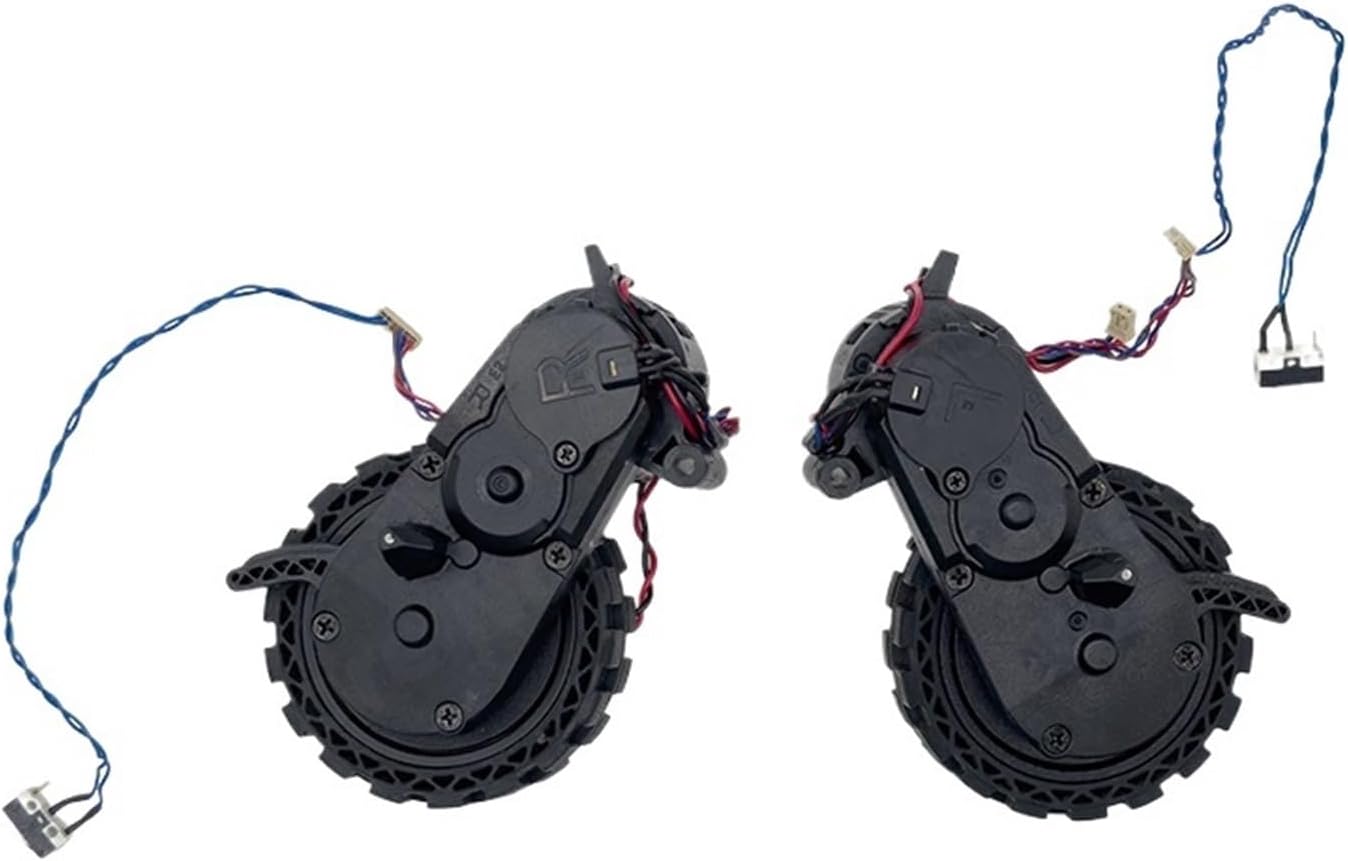 Left and Right Wheels Spare Parts， Compatible for Ecovacs ，OZMO 950 920 T5 T8 T9 N8 Pro Robot Vacuum Cleaner Parts Accessories(Left and Right)