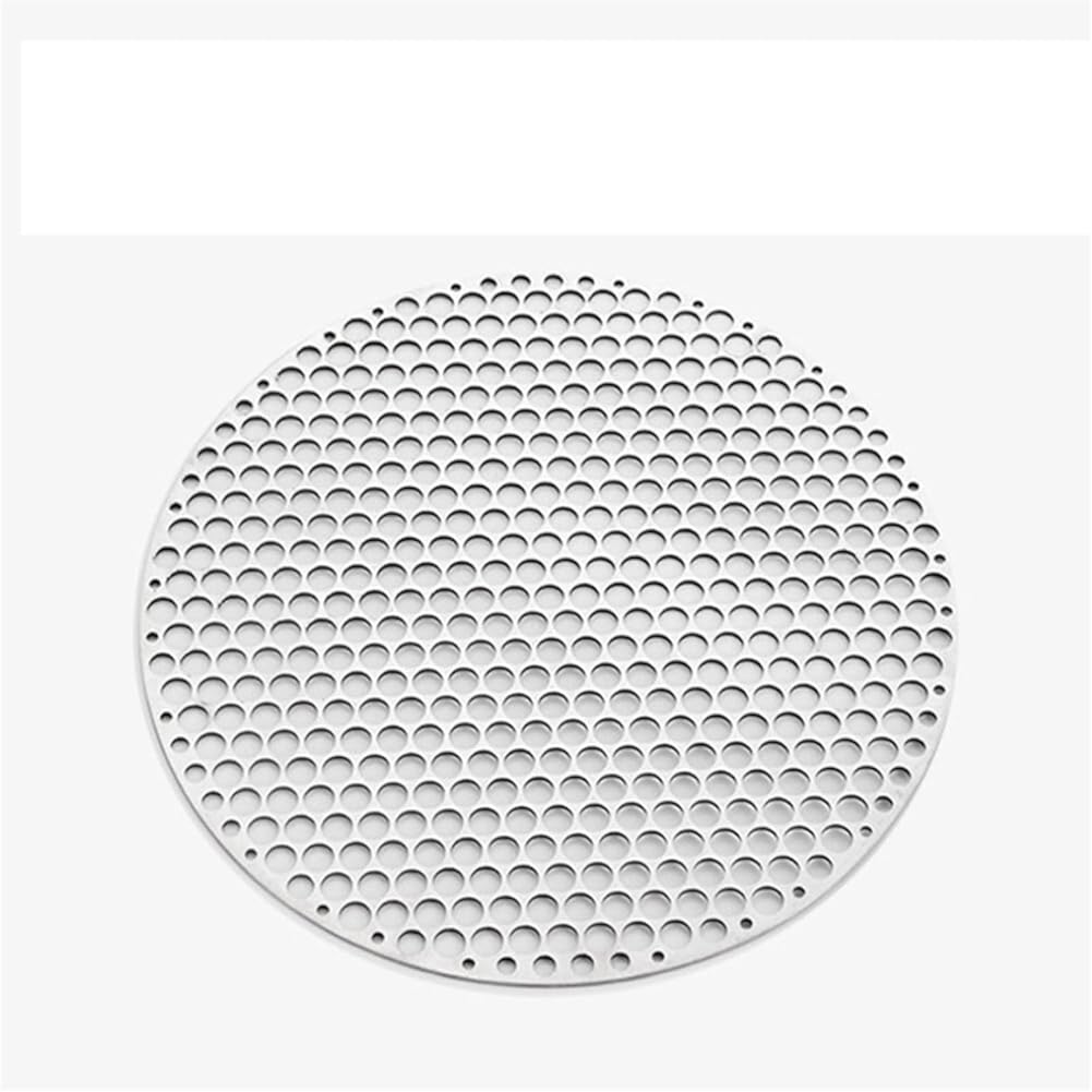 BBQ Grill Mesh Stainless Steel Round BBQ Net Grill Mesh Roast Nets Bacon Grill Tool Iron Nets Camping Barbecue Accessories Grid Rack Fish Grilling Basket