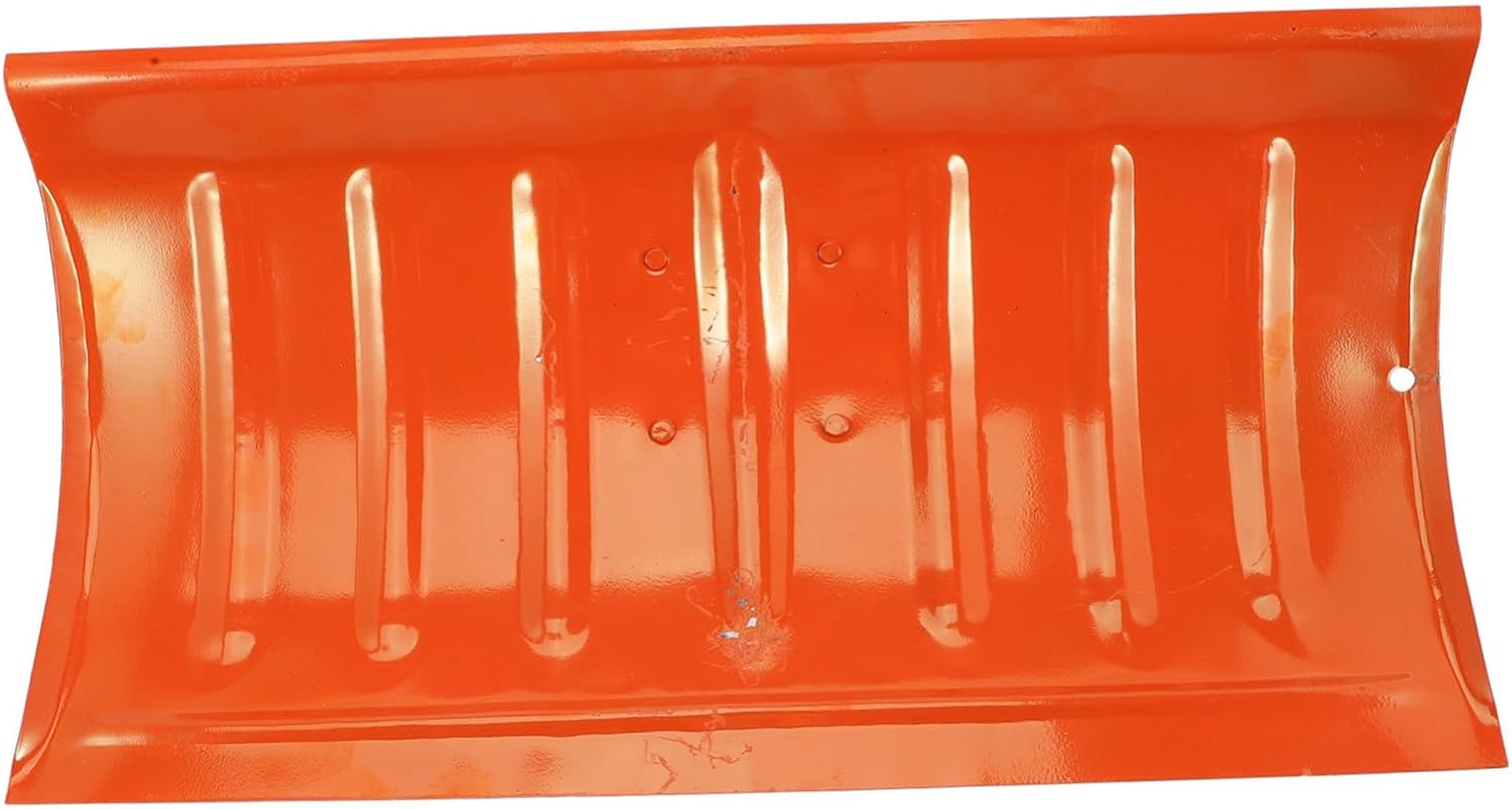 jojofuny Heavy Duty Steel Ice Shovel Head Replacement Flat Manganese Snow Remover Tool for Outdoor Use Low-Temperature Resistant Ice Breaking Shovel for Driveway and Winter Cleanup