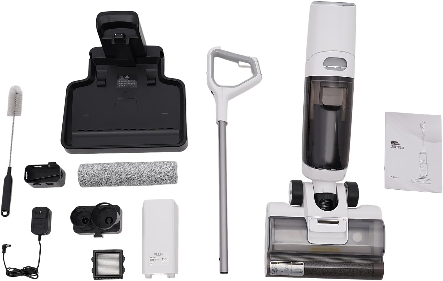 Smart Wet Dry Vacuum, Cordless Hardwood Floor Cleaner with Smart Control System, One-Step Cleaning Vacuum Mop Great Lightweight Wet Dry Vacuum Cleaners for Multi-Surface