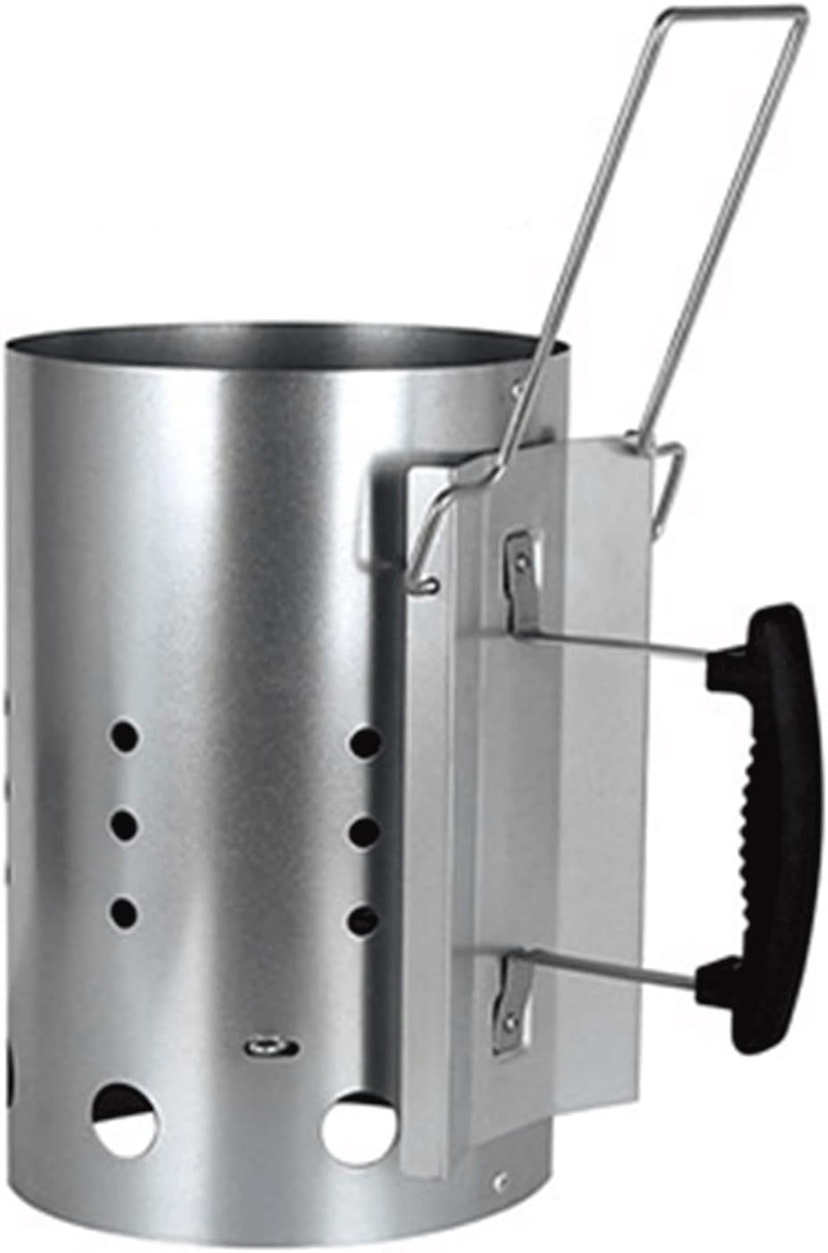 Charcoal Chimney Starter, BBQ Grill Barbecue Fire Starter Grilling for BBQ, Charcoal Grill Briquette Coal Fire Starter Chimney for Outdoor Cooking