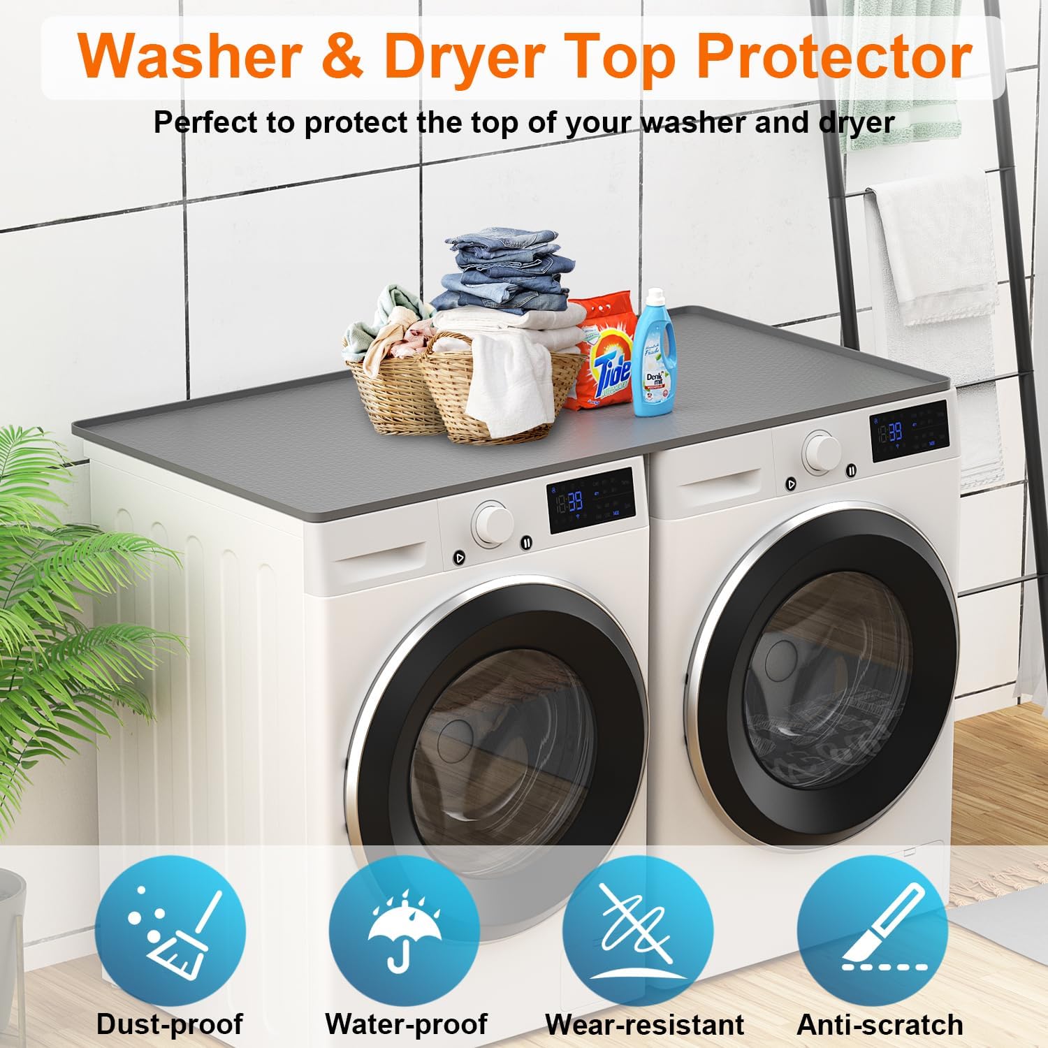 ​Carry360 Washer Dryer Countertop Protector Mat 54