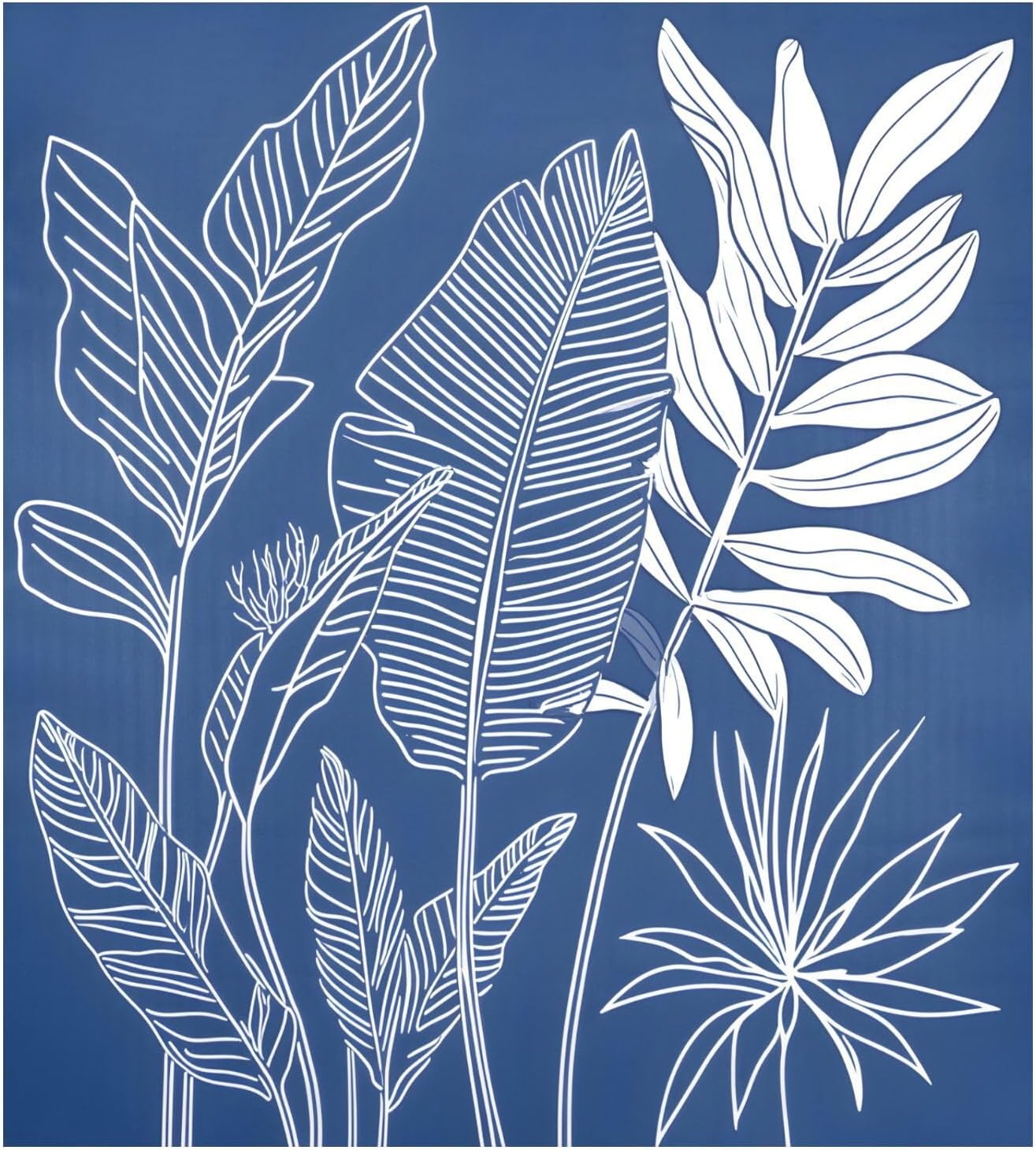 Dishwasher Magnet Cover Large Magnetic Stickers Lines Tropical Plants Front Dishwasher Cover Reusable Decal for Home Kitchen Anti-Scratch Refrigerator Decorative Lid Washing Machine Laundry 23