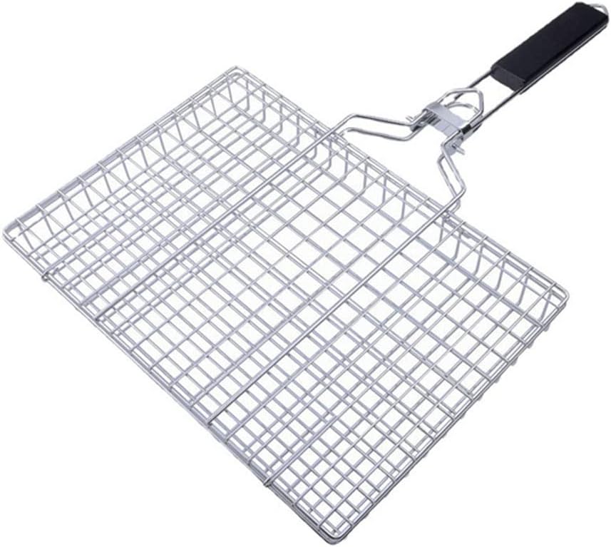 Stainless Steel Round Grill Mesh Home Roast Bacon Grill Tool Iron Barbecue Accessories Non-Stick BBQ/D/Rectangle