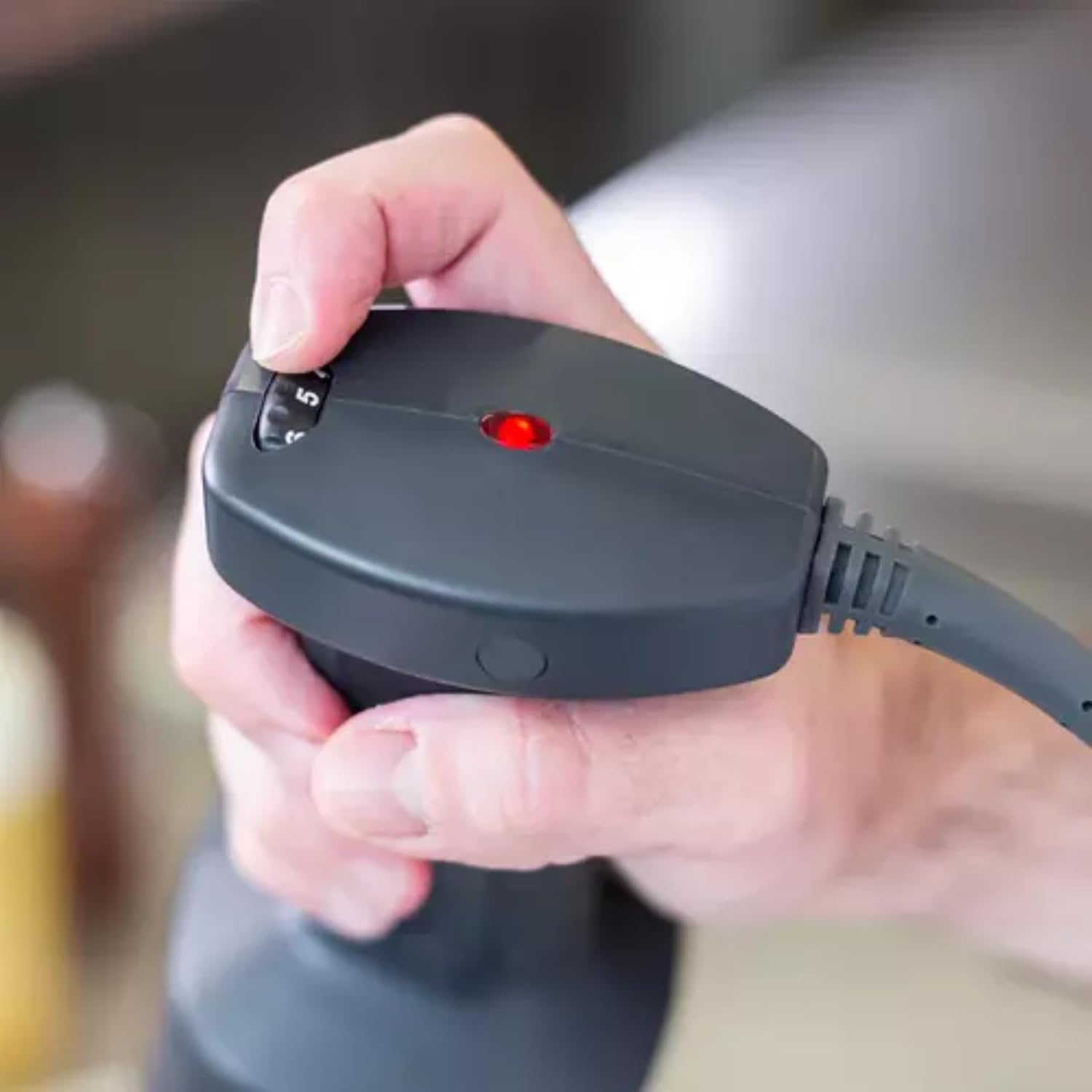 Sammic B-30 Commercial Immersion Blender with Stainless Steel Whisk, 32 Qt. Capacity, 28-27/32