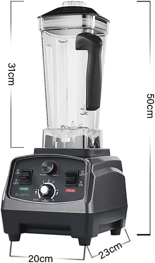 Professional Countertop Blender, 2200W High Speed Smoothie Blender, Home and Commercial Blender with Timer, 68 Oz Large Capacity, for Shakes, Smoothies, Ice Crushing, Fruits, Fresh Juice, Soup