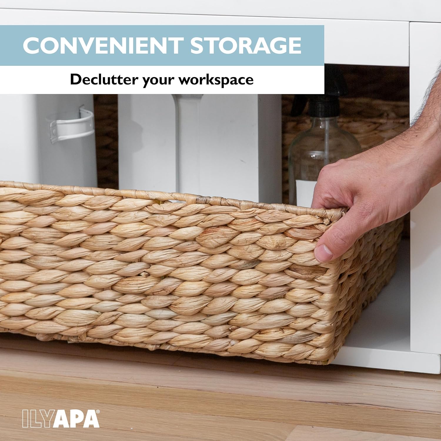 Ilyapa Washer and Dryer Stand - Universal Wooden Laundry Pedestal with Drawer - Compatible with Samsung, LG, GE, Maytag - 28x28x14 in. Patent Pending