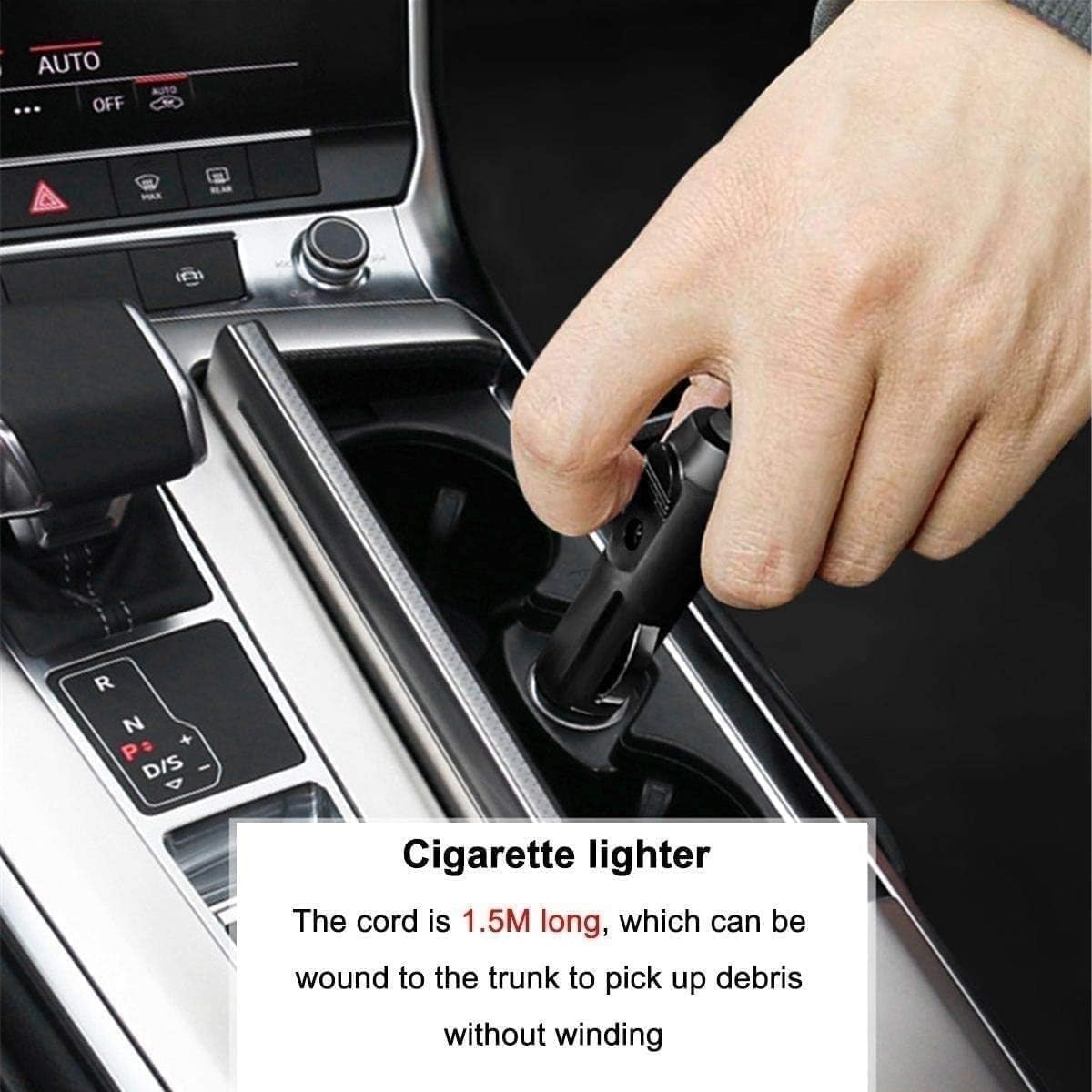 Handheld Vacuum, Hand Vacuum Cordless with Powerful Cyclonic Suction, Handheld Vacuum Cordless Powered with Rechargeable Quick Charge Tech, Lightweight Dry for Home and Car Cleaning(Black)