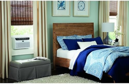 Frigidaire 6,000 BTU Window Air Conditioner & Dehumidifier, 115V, Cools up to 250 Sq. Ft. for Apartment, Dorm Room & Small/Medium Rooms, with Remote Control, Programmable Timer, and Sleep Mode, White