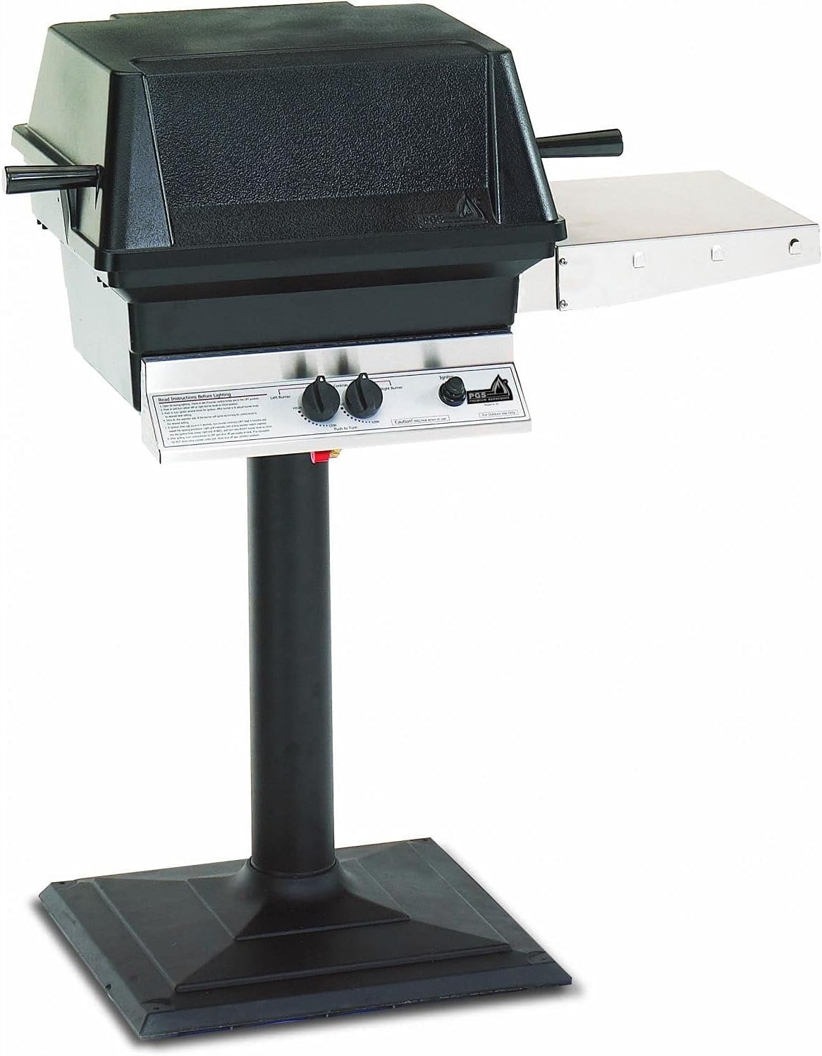 A30 Cast Aluminum Propane Gas Grill On Bolt-Down Patio Post