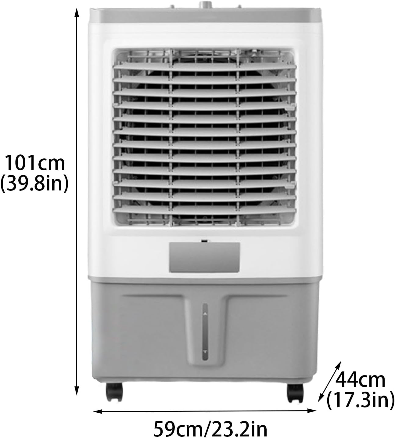 Portable Air Conditioners Fan, Swamp Air Cooler with 3 Speed, Evaporative Air Conditioner Portable for Bedroom Room Office Desk(59 * 44 * 101cm)