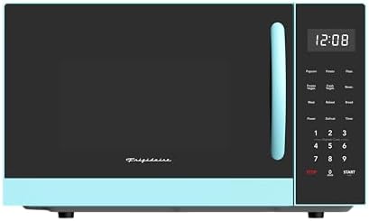 FRIGIDAIRE 0.9-Cubic Feet Microwave Oven with Oversized Display, Blue
