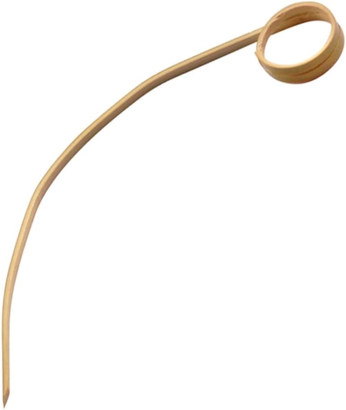 PacknWood 210BBCURVE11R20 4.3 in. Curved Bamboo Skewers - 2000 Piece