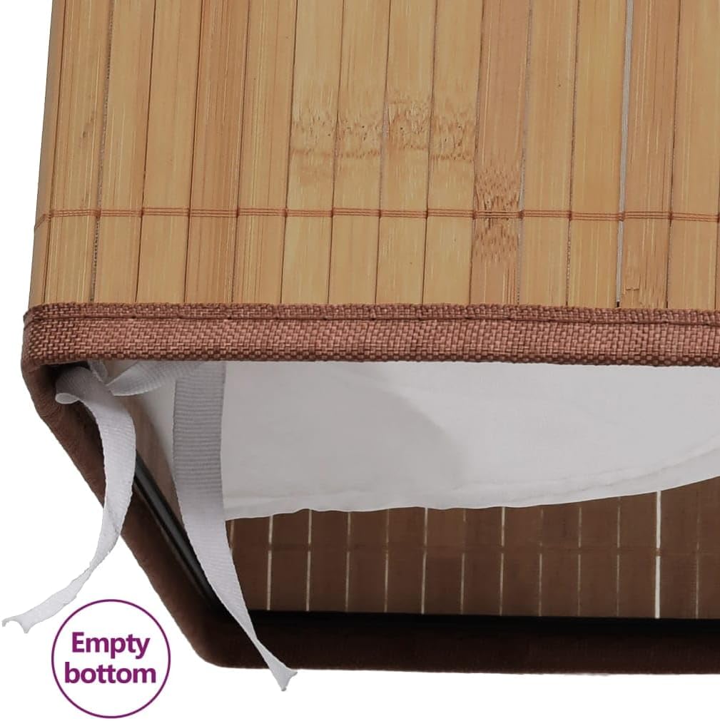 Bamboo Laundry Hamper 15.7