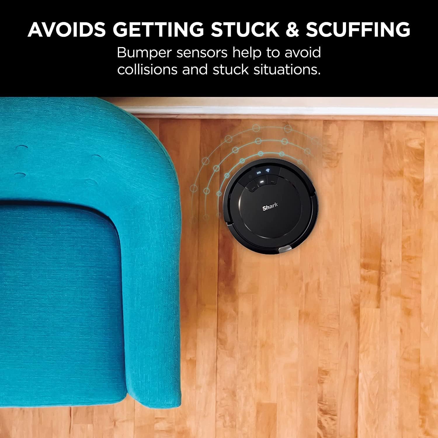 Shark ION Robot Vacuum, Wi-Fi Connected, Multi-Surface Cleaning, Carpets, Hard Floors (BlacK) (Renewed)