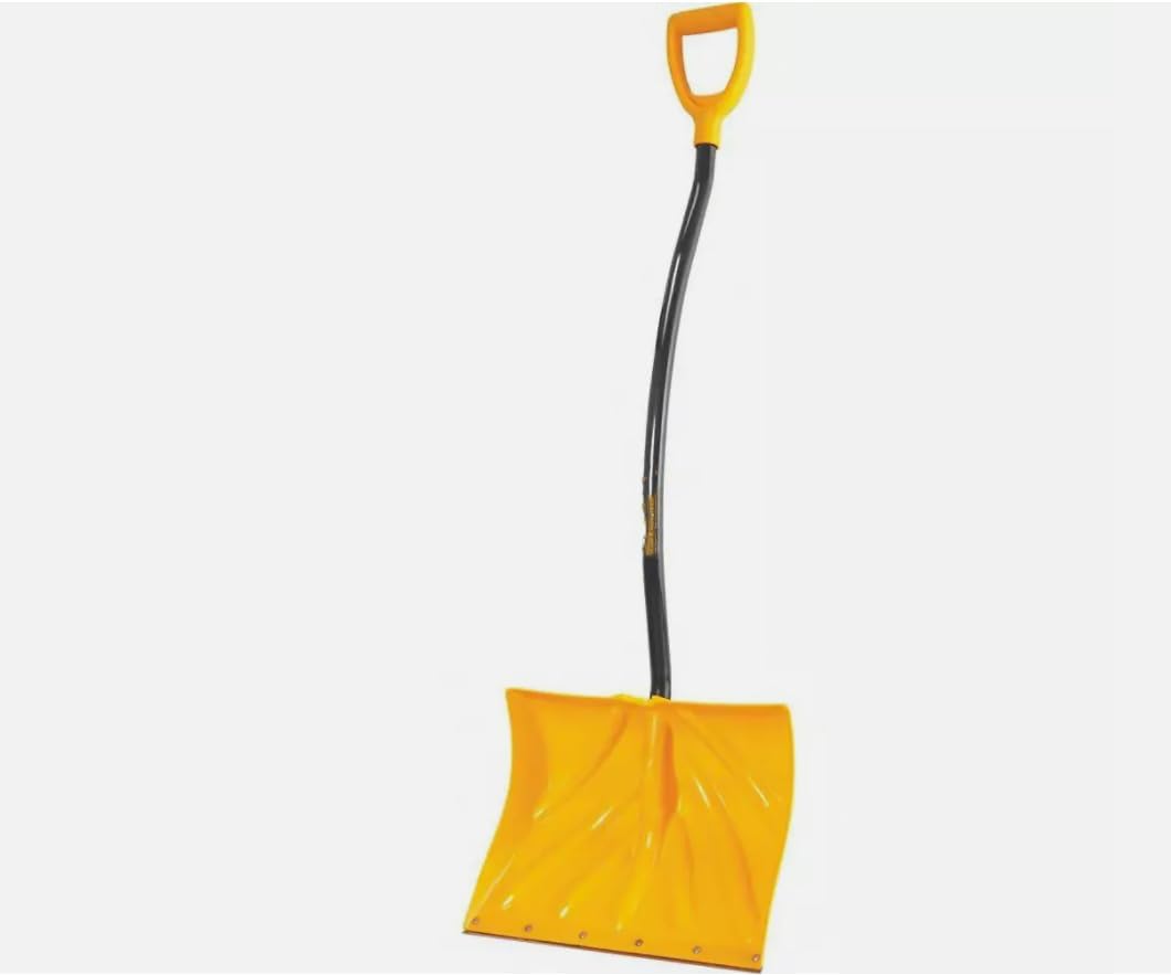 Mountain Snow Shovel 18in Ergonomic Large Grip Blade Shape Shoveling Pushing,Replacement for OEM