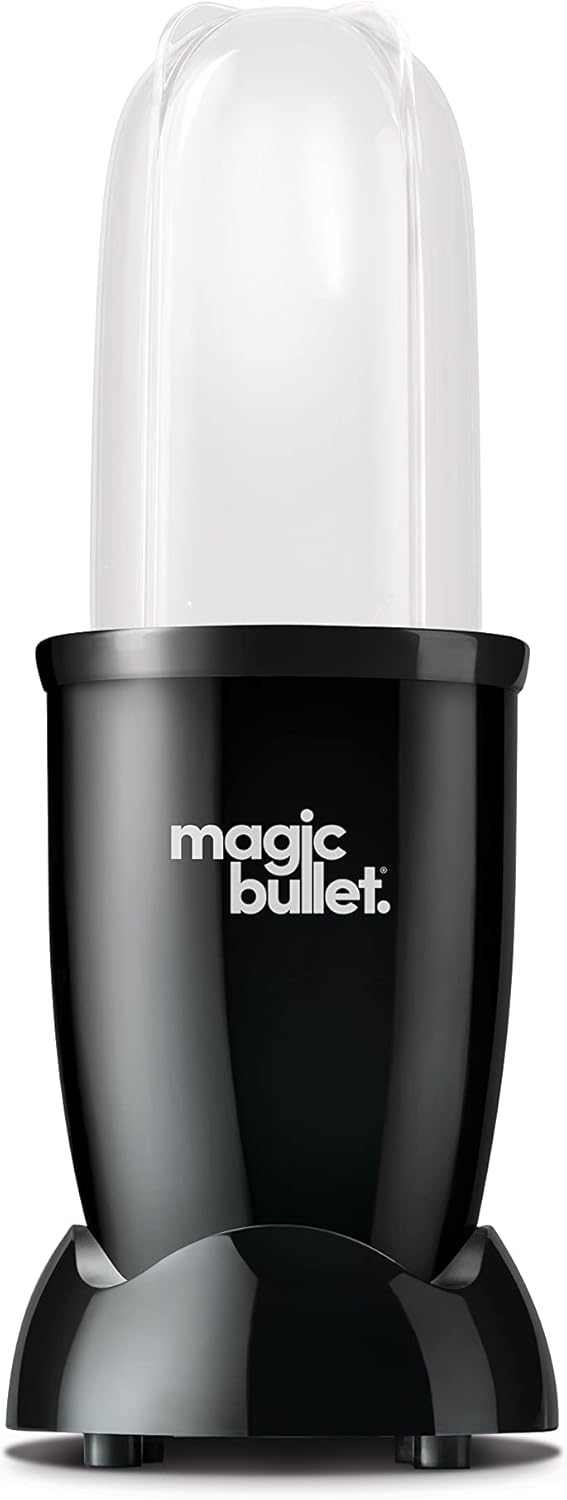 Magic Bullet Mini, Electric Blender, Small Blender, Basic Pack 3 Pieces, Power 200 Watts, Black, MBR03B
