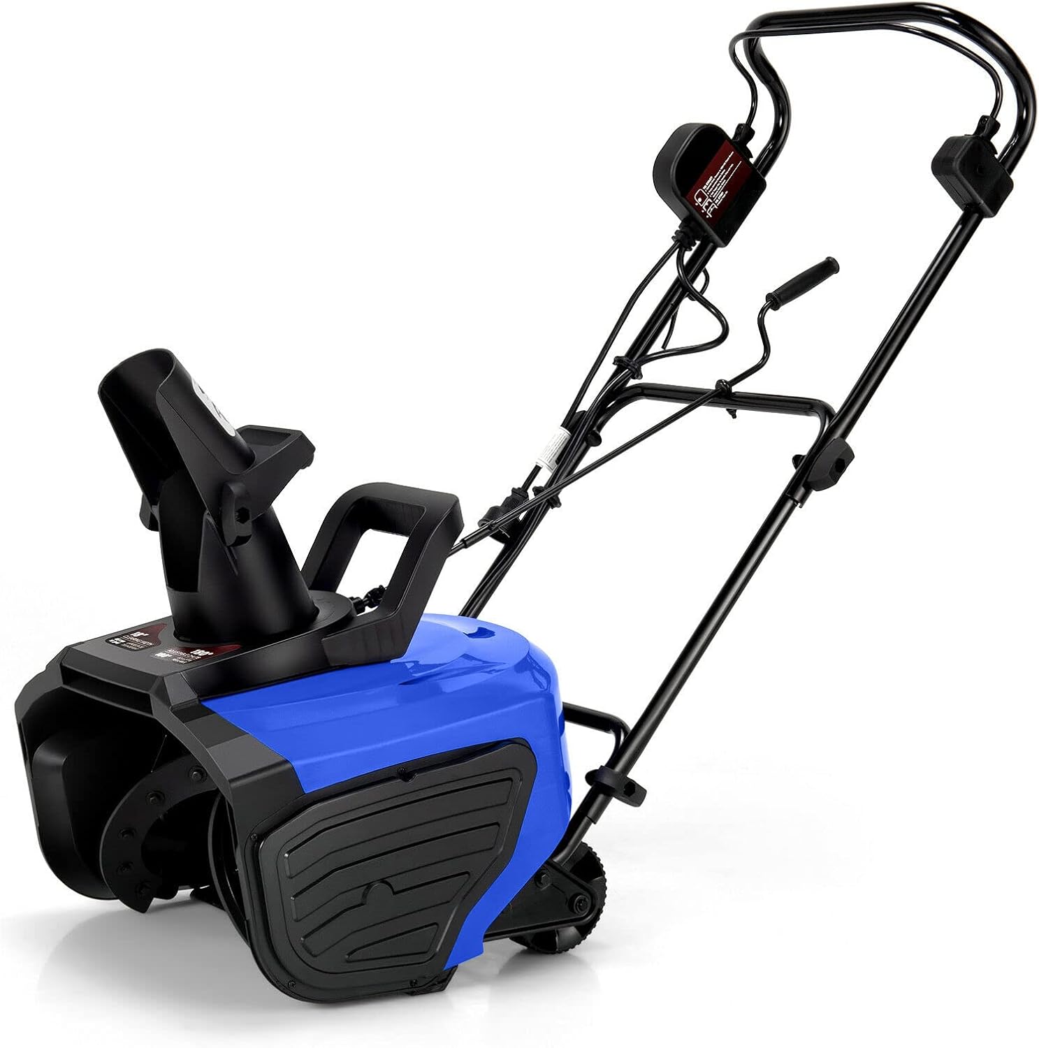 Electric Snow Thrower 120V 15Amp Corded Snow Blower w/ 180° Chute Rotation