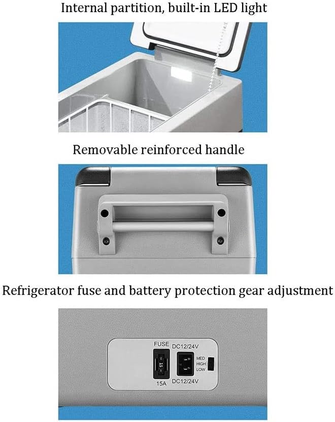 Mini Car Refrigerator Use Beverage Cooler Warmer ABS Portable Outdoor Travel Freezer Universal Refrigerator