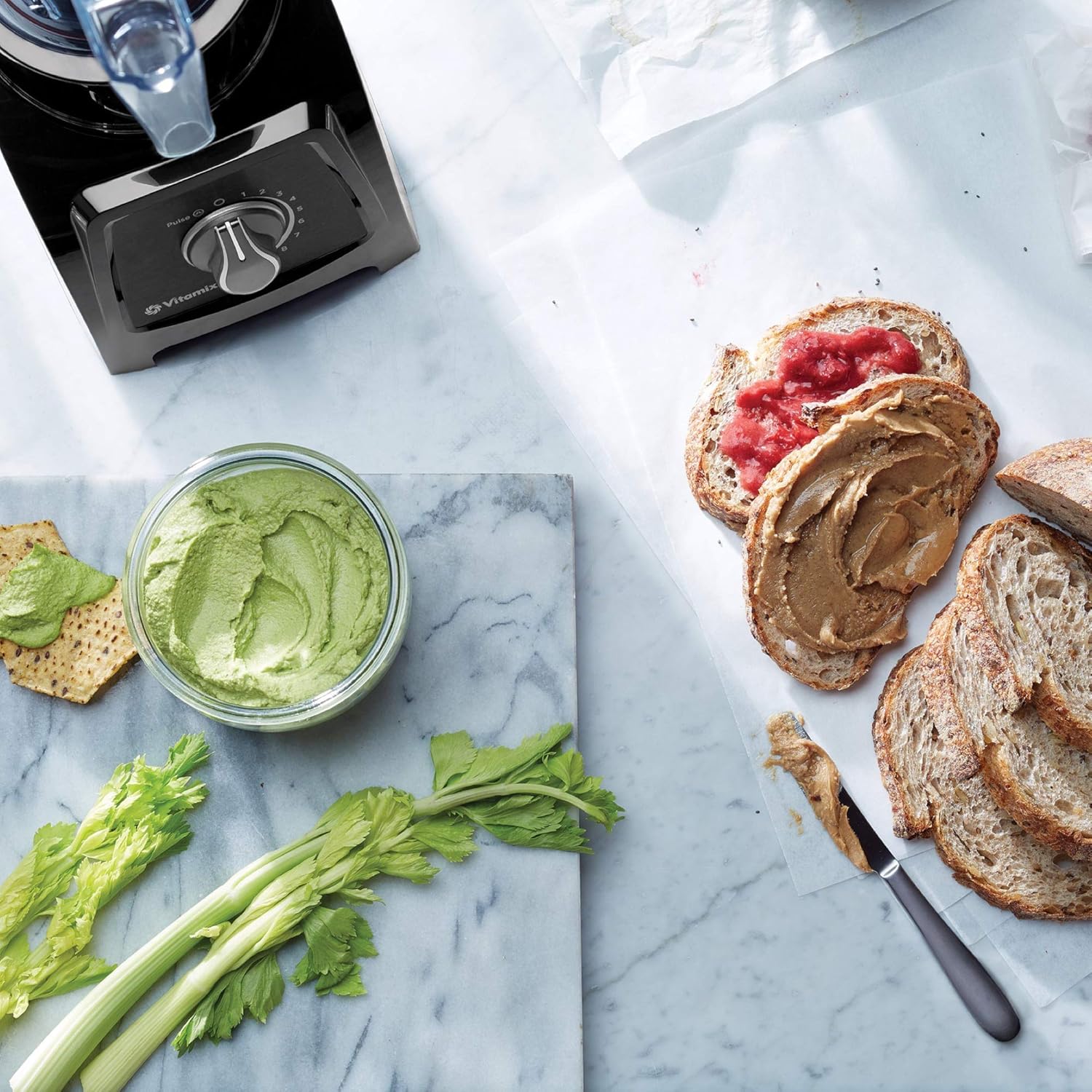 Vitamix S55 S-Series Blender, Professional-Grade, 40oz. Container, Brushed Stainless Finish