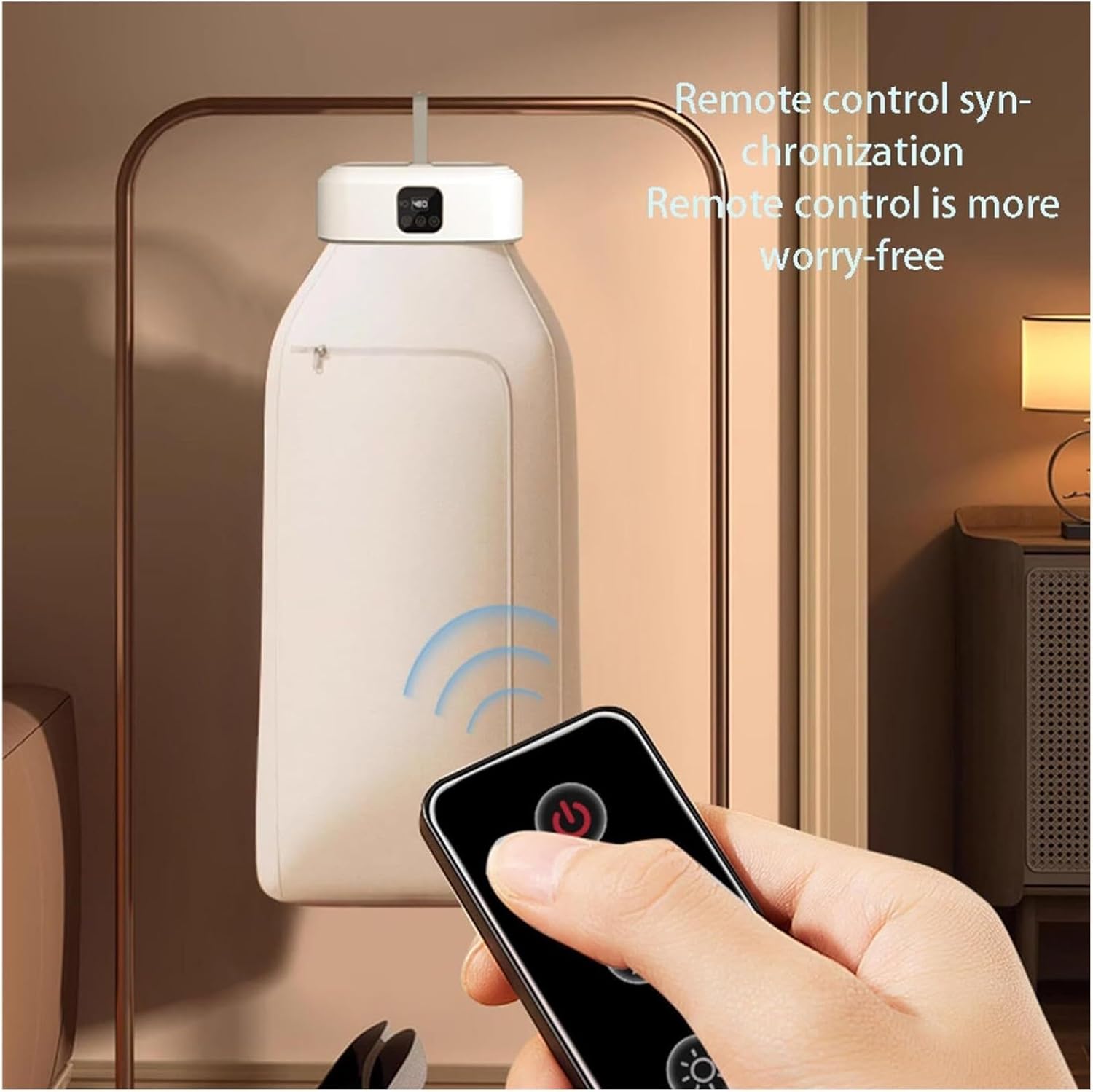 Portable Clothes Dryer,Mini Laundry Dryers With Remote Control,360° Full Hot Air Drying,Small Compact Foldable Electric Drying Machine With Dry Bag,for Travel,RV, Home,Apartment