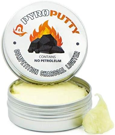Phone Skope PYRO Putty Winter, Summer, Eco Blend, Emergency Survival Fire Starter (8 oz BBQ/Charcoal)