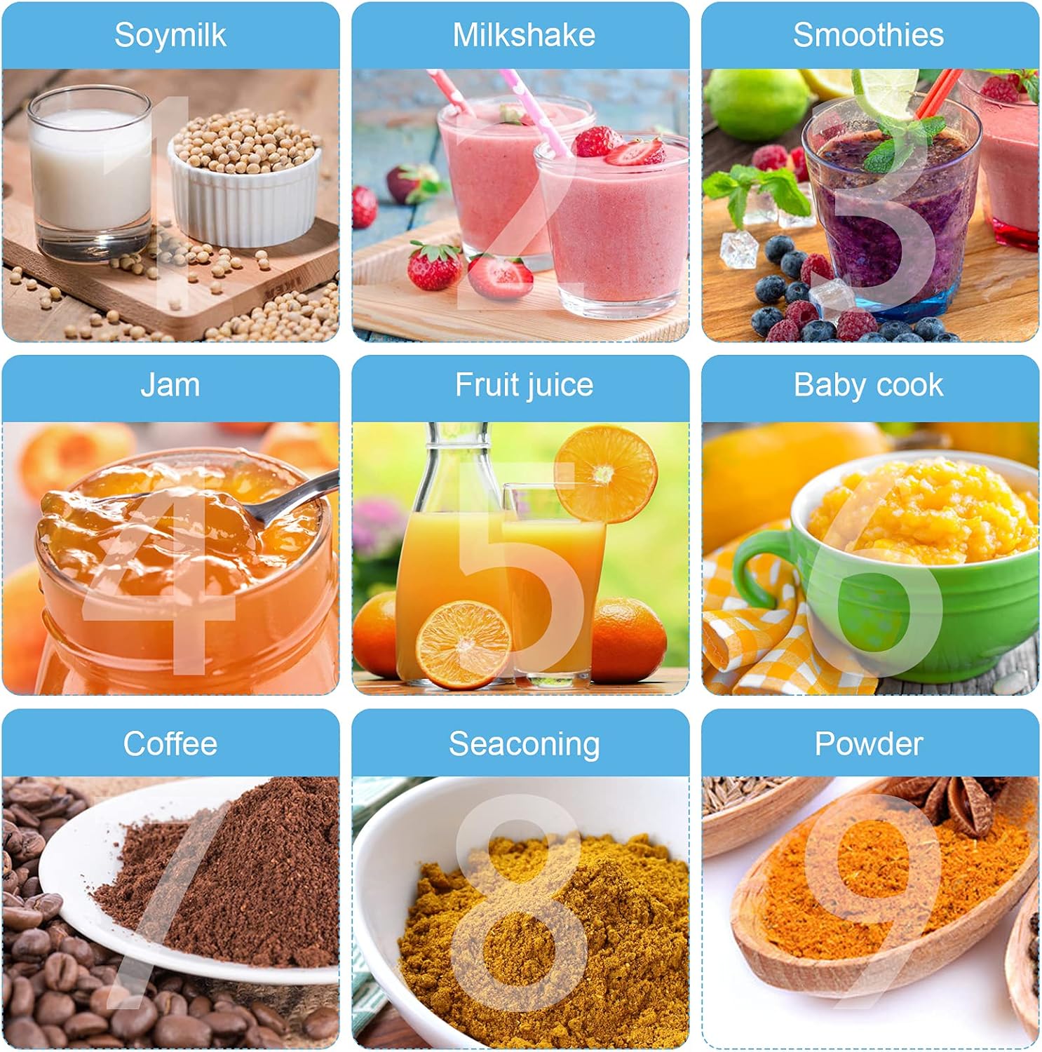 Blender Professional Countertop Blender for Kitchen, 2200W High Speed Smoothie Blender Machine for Shakes and ice, commercial blender with Timer, 68OZ BPA-Free Jar Pitcher, Veggies Maker, Black