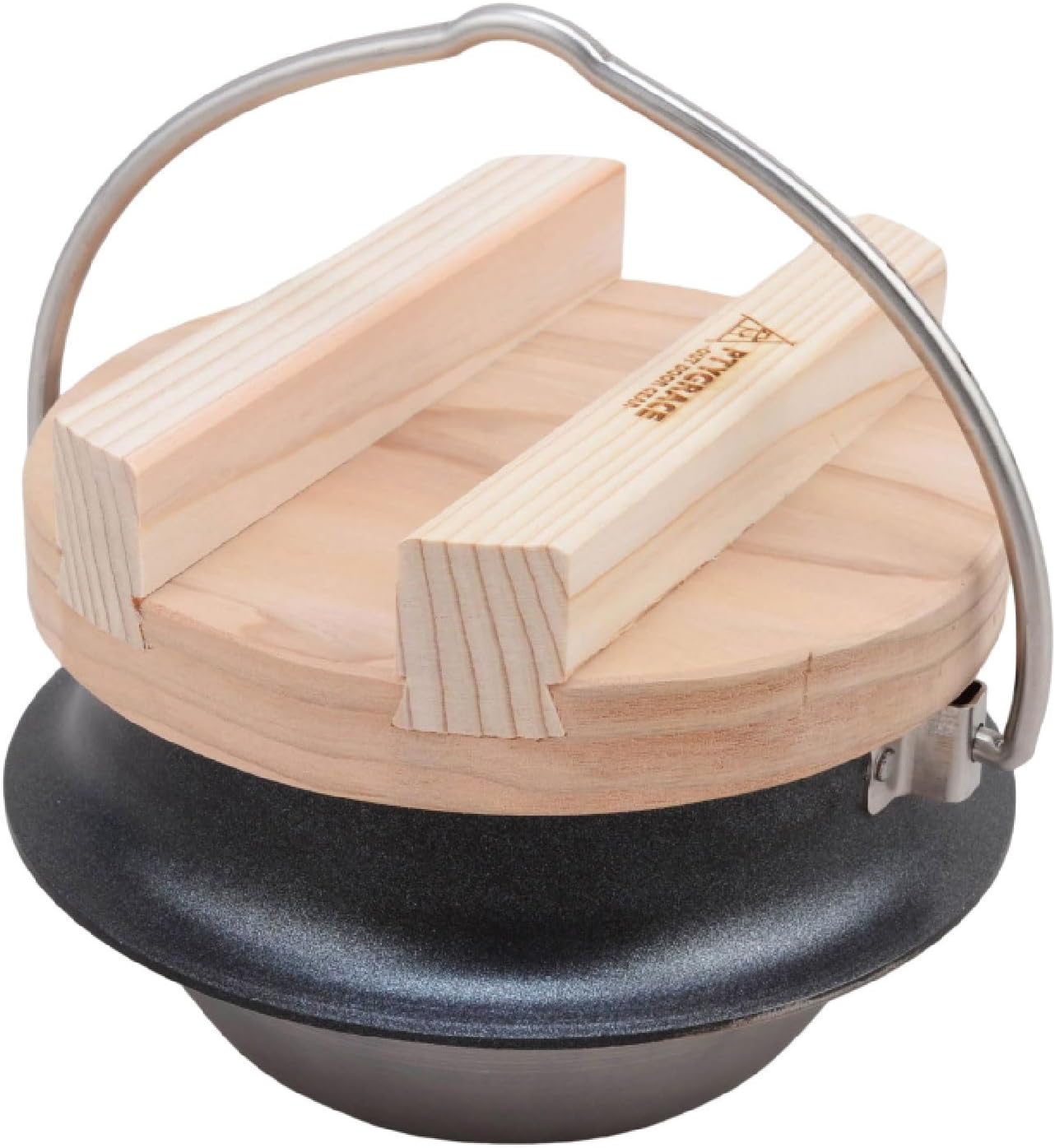 Tsubame Sanjo Clad Super Hakama, Mai, 1 Cooking, 2-Layer Steel, Camping, Outdoors, Lid, Open Fire, Ok, Made in Japan