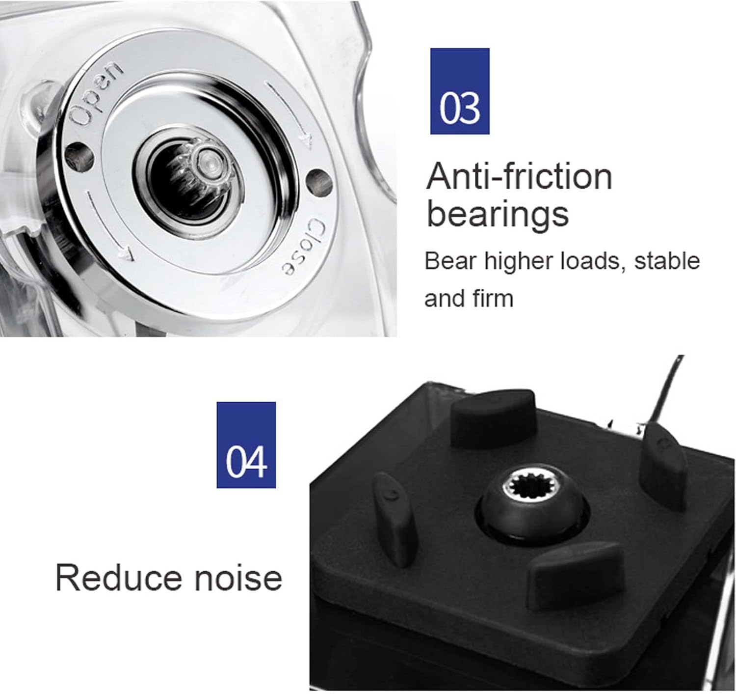 Professional Ice Crusher, Countertop Blender with 1000-Watt Base and Total Crushing Technology for Crushing Ice, Smoothies, Veggies, Shakes