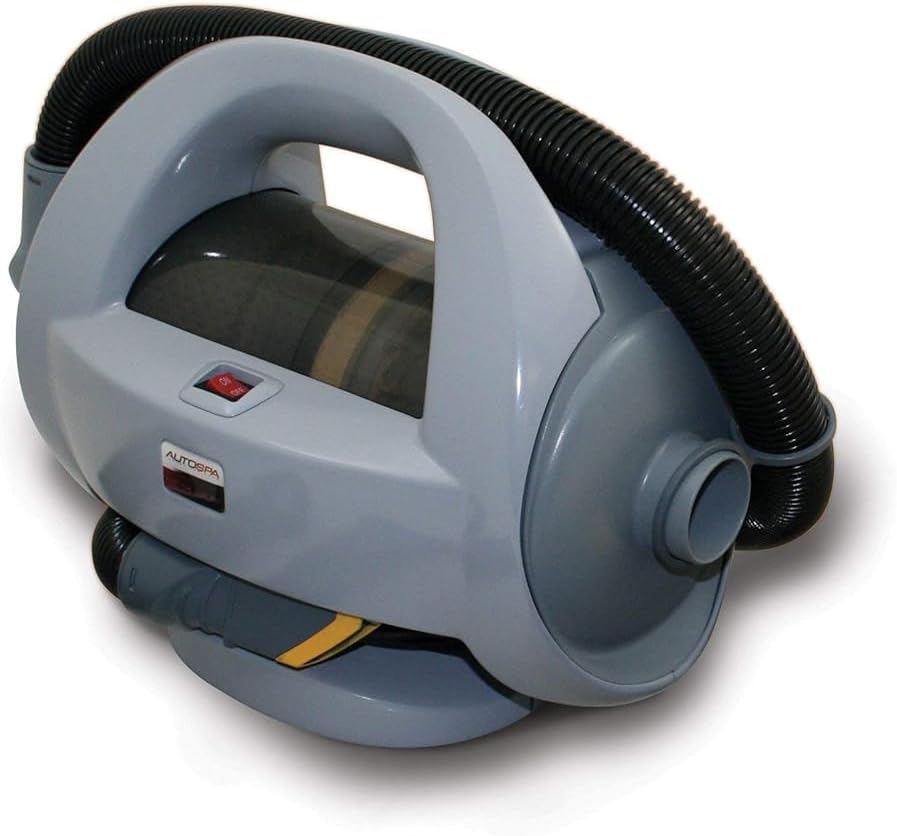 AutoSpa 94005AS Bagless Auto-Vac Hand-Held 120V Vacuum , Grey , Gray